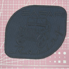 Аплікація для одягу. Safari. темно-синя.