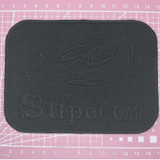 Аплікація для одягу. Машинка. Чорна