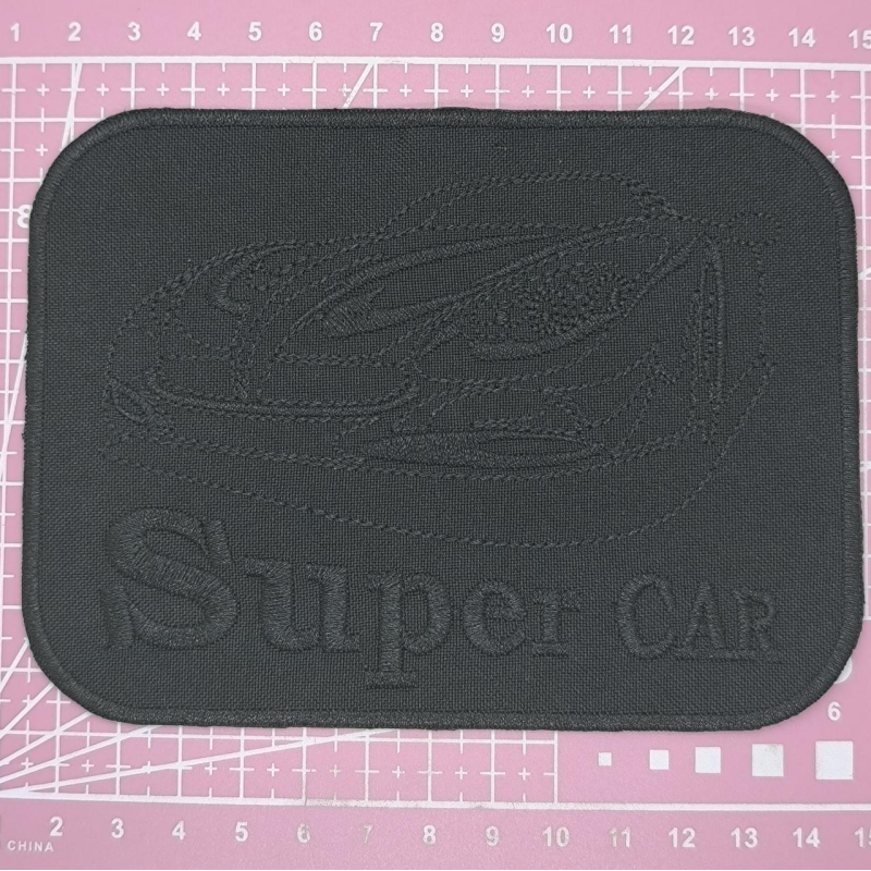 Аплікація для одягу. Машинка. Чорна Аплікація для одягу. Машинка. Чорна