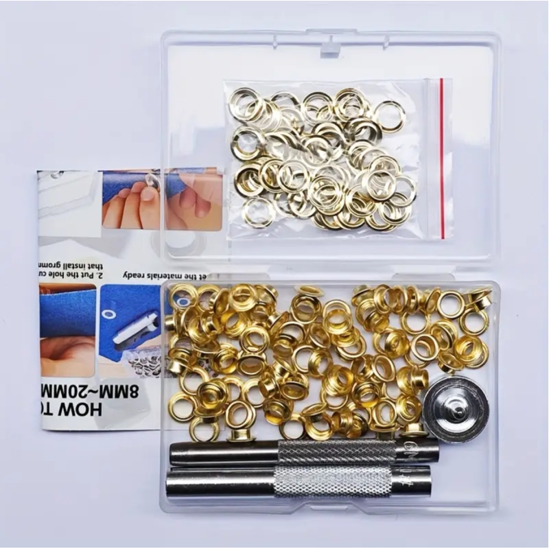 Набір для встановлення люверсів 6-10 мм із люверсами