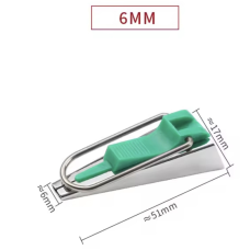 Пристрій для виготовлення косої бейки 6 мм