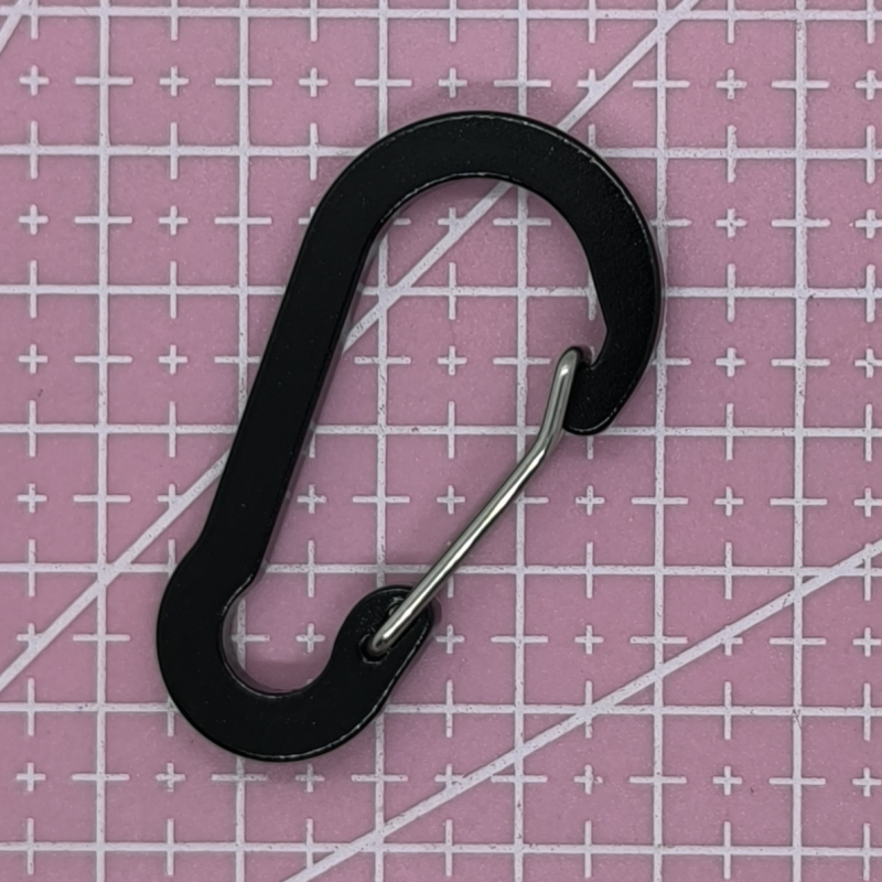 Карабін металевий чорний Карабін металевий чорний