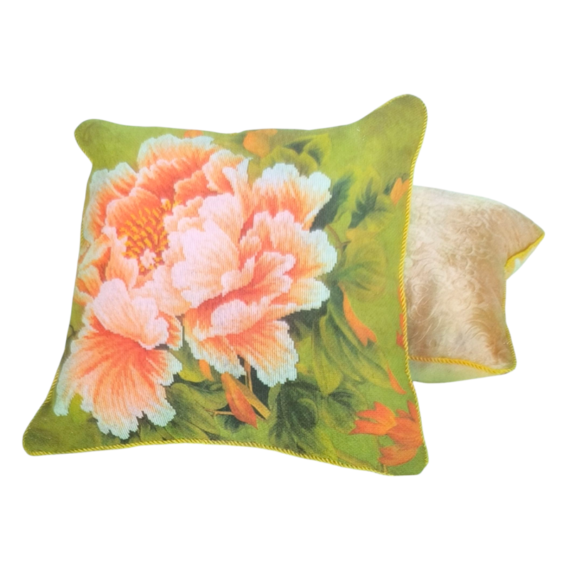 Набір для вишивання подушки. Пион.