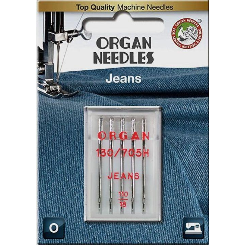 Голки для джинсу No110/18, OR, Голки для джинсу No110/18, OR,