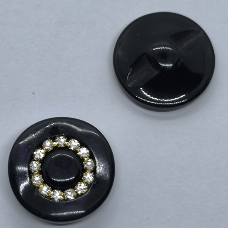 Ґудзик зі стразами, 22 мм, 1 шт.