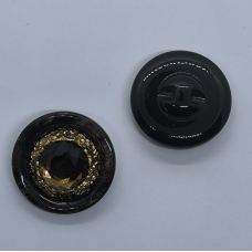 Ґудзик зі стразами, 37 мм, 1 шт.