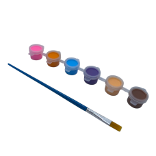 Акрилові фарби 6 кольорів.