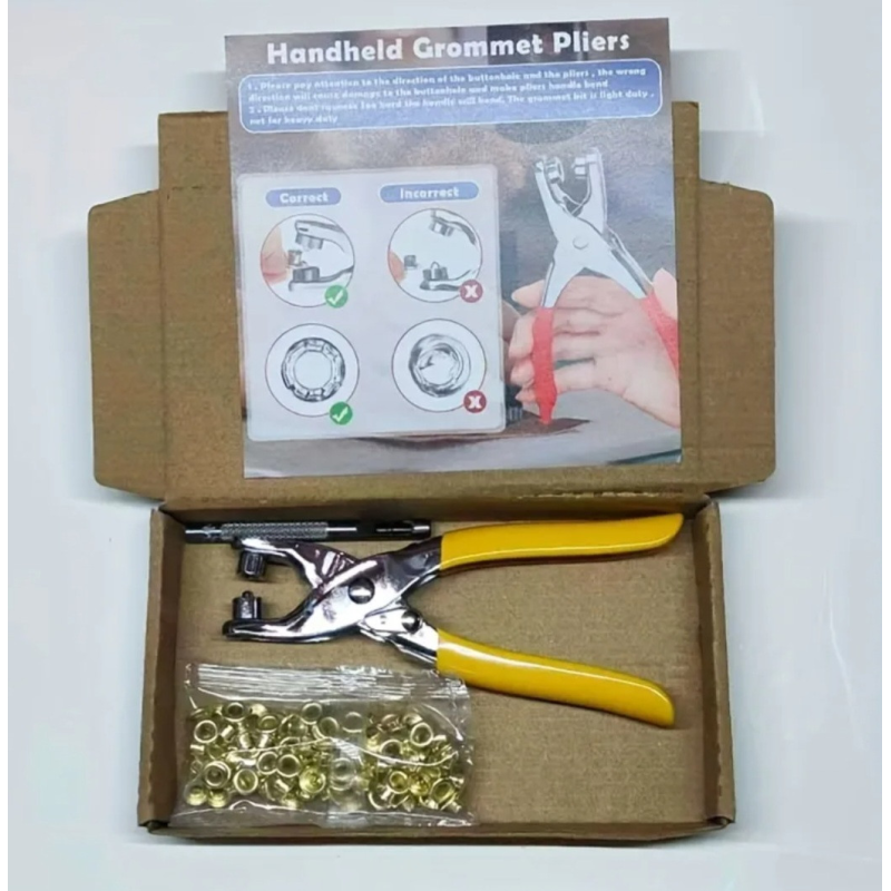 Пристрій для встановлення люверсів 5-8 мм