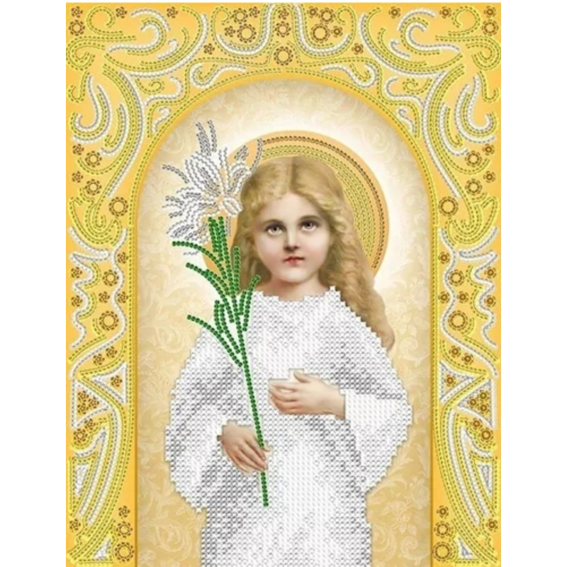 Схема для вишивання бісером ікони. Власної матері Трилествує.