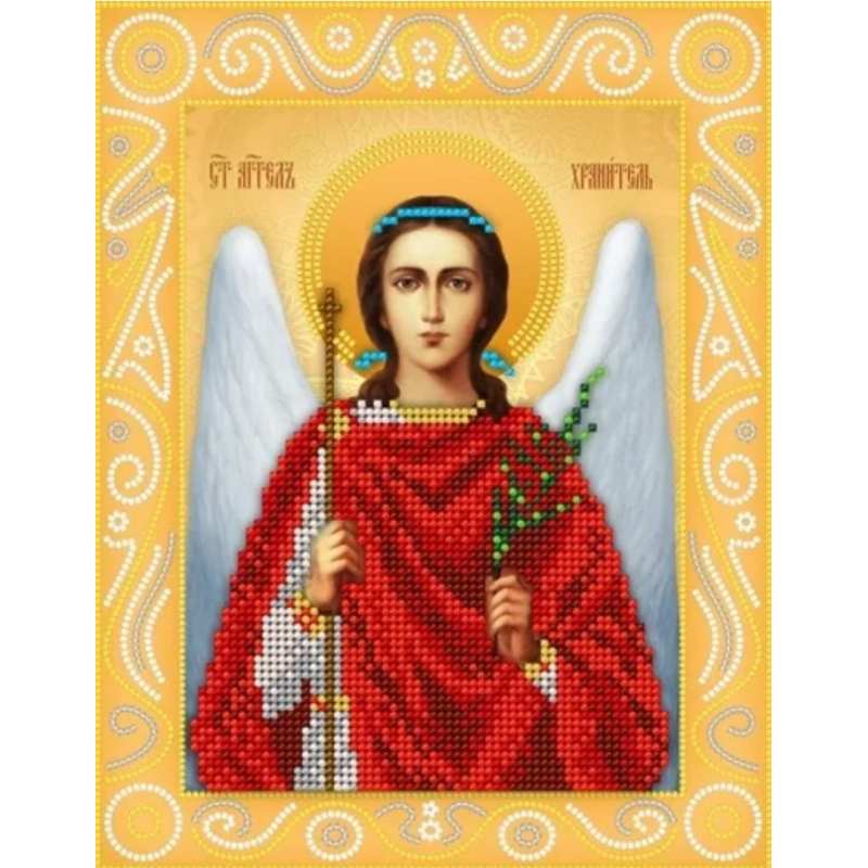 Схема для вишивання бісером ікони. Ангел Хранитель