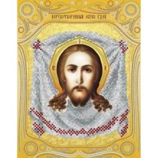 Схема для вишивання бісером ікони. Спас Нерукотворний