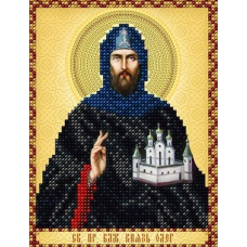 Схема для вишивання бісером ікони. Святий Олег.