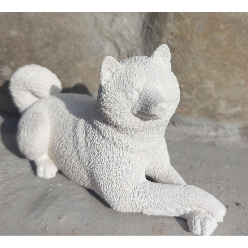 Гіпсова фігурка для розмальовування. Песик Хаски.