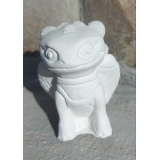 Гіпсова фігурка для розмальовування. Мультяшний дракончик.