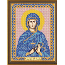 Схема для вишивання бісером ікони Святої Євгенії