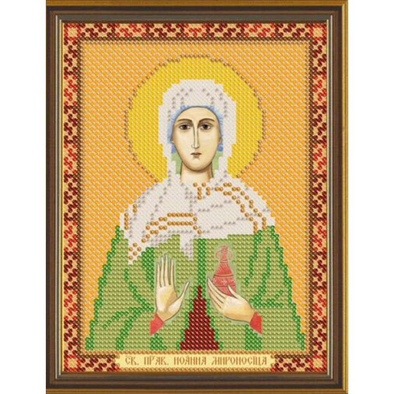 Схема для вишивання бісером ікони Святого Івана (Яна, Жанна). Схема для вишивання бісером ікони Святого Івана (Яна, Жанна).