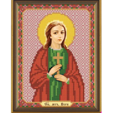 Схема для вишивання бісером ікони Святої Вера.