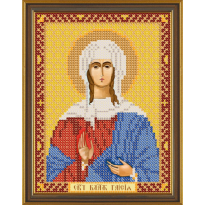 Схема для вишивання бісером ікони Святої Таїсія.