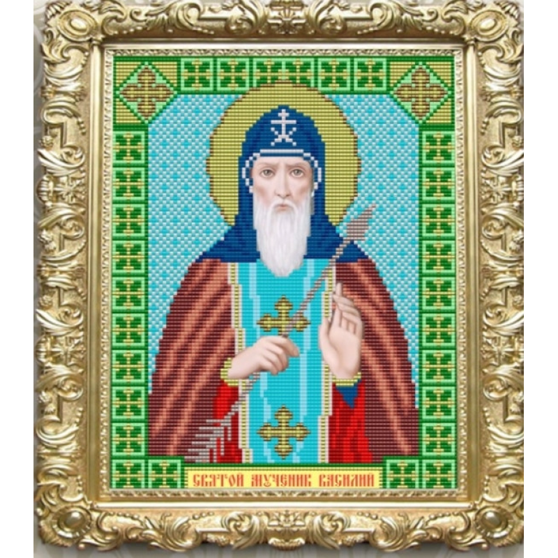 Схема для вишивання бісером ікони. Свято Василій Схема для вишивання бісером ікони. Свято Василій