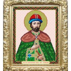Схема для вишивання бісером ікони. Святий Олег
