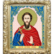 Схема для вишивання бісером ікони. Свято Леонід.