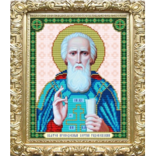 Схема для вишивання бісером ікони. Святова Сергій.