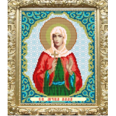 Схема для вишивання бісером ікони. Свята Алла.