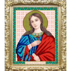 Схема для вишивання бісером ікони. Свята Марина.