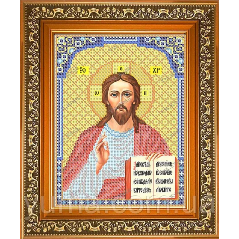 Схема для вишивання бісером ікони. щирість.