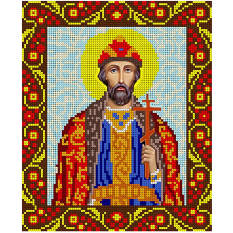 Схема для вишивання бісером ікони. Свято Володислав.