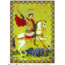 Схема для вишивання бісером ікони. Святий Георгій Переможець.