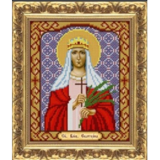 Схема для вишивання бісером ікони. Свята Катерина