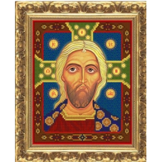 Схема для вишивання бісером ікони. Спас Златі Волоси