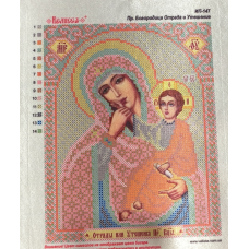 Схема для вишивання бісером ікони. Богородиця Орада та Есюрія.