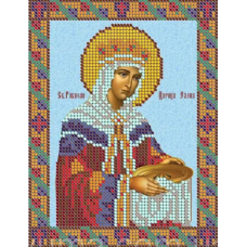 Схема для вишивання бісером ікони. Свята Олена.