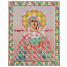 Схема для вишивання бісером ікони. Свята Вікторія.