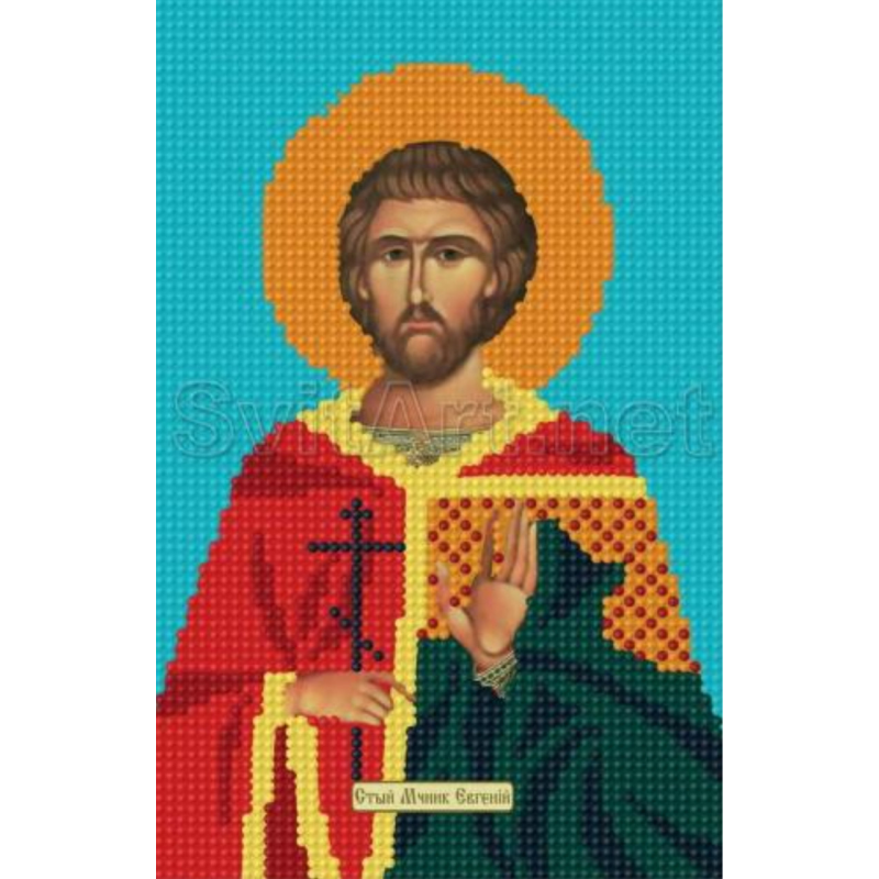 Схема для вишивання бісером ікони. Свято Євгенів. Схема для вишивання бісером ікони. Свято Євгенів.