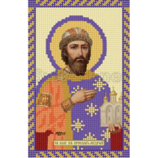Схема для вишивання бісером ікони. Святая Ярослав.
