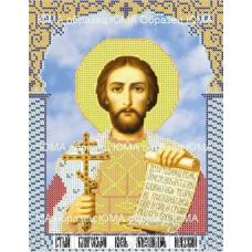 Схема для вишивання бісером ікони. Святий Олександр