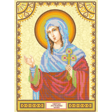 Схема для вишивання бісером ікони. Свята Юлія.