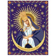 Схема для вишивання бісером ікони. Гостробрамська