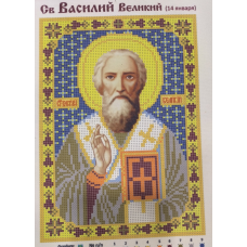 Схема для вишивання бісером ікони. Свято Василій