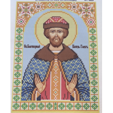Схема для вишивання бісером ікони. Святий Гліб