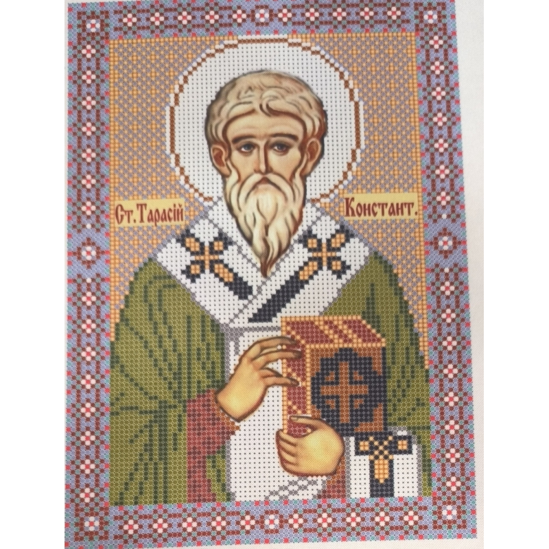 Схема для вишивання бісером ікони. Святий Костянтин Схема для вишивання бісером ікони. Святий Костянтин