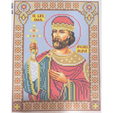 Схема для вишивання бісером ікони. Святий Ярослав