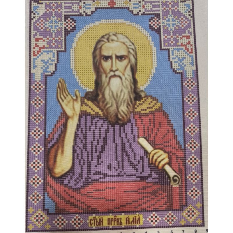 Схема для вишивання бісером ікони. Свято Іллі