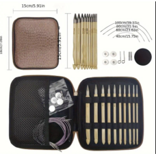 Набір туніських гачків для в“язання в чохлі.