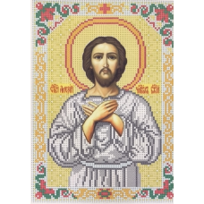 Схема для вишивання бісером ікони. Святий Алексій