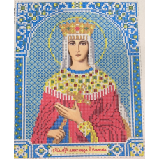 Схема для вишивання бісером ікони. Свята Олександра