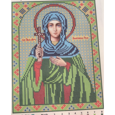 Схема для вишивання бісером ікони. Свята Анастасія